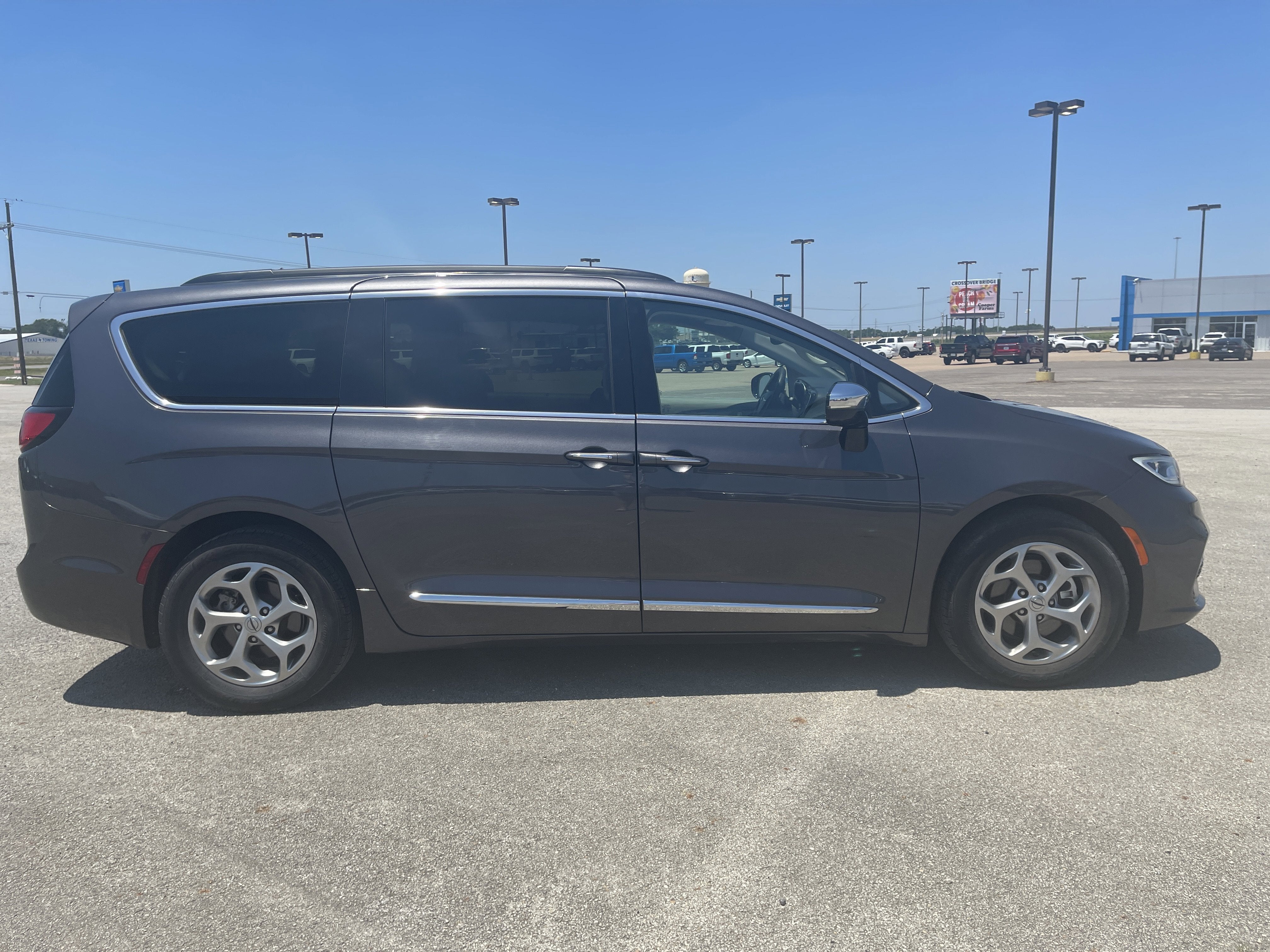 2023 Chrysler Pacifica — rear three-quarter view