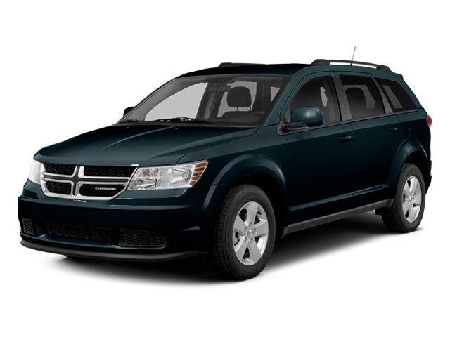 2014 Dodge Journey American Value Pkg in Fathom Blue Pearlcoat — front three-quarter view