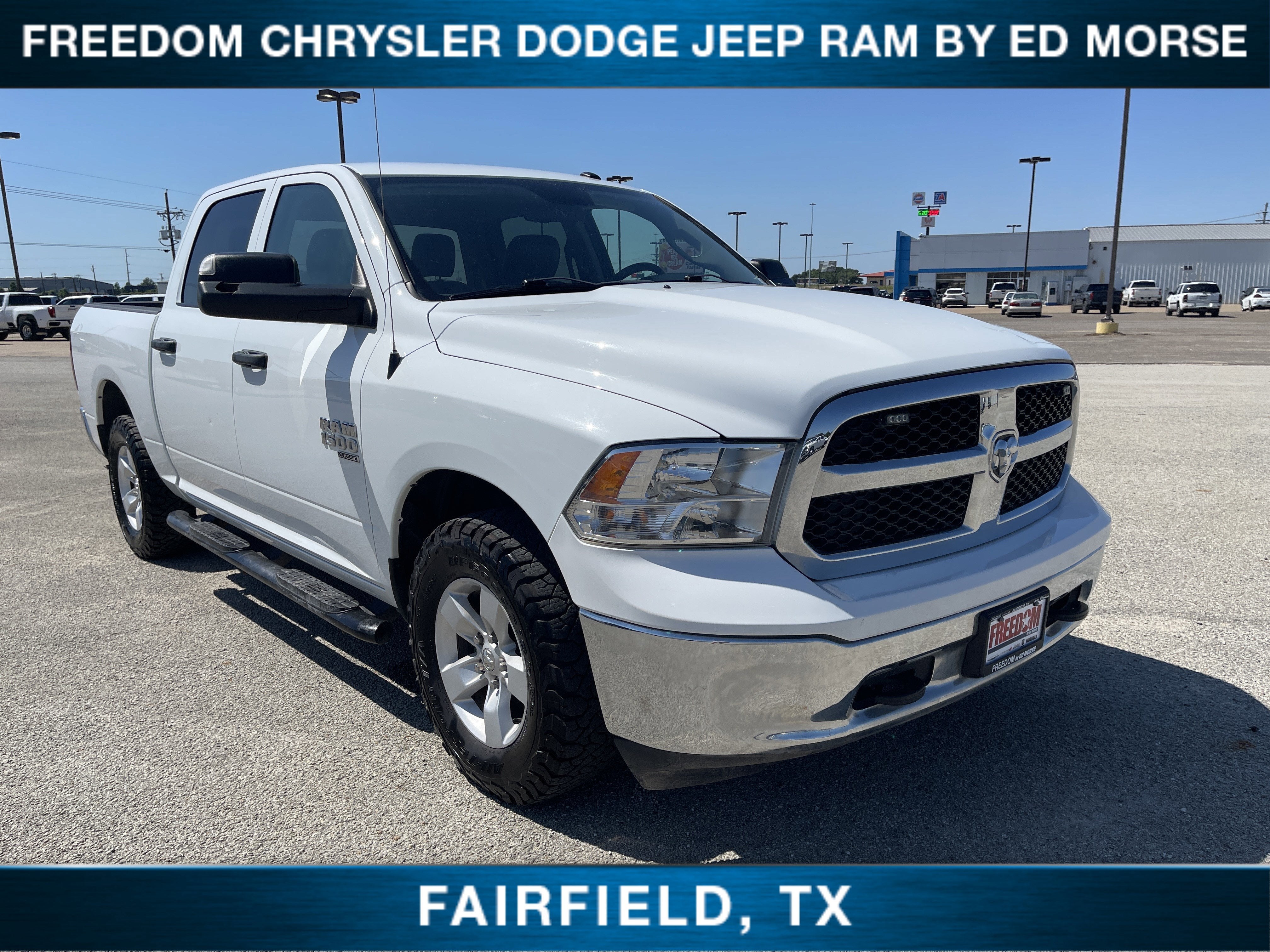 2022 RAM 1500 Tradesman in Bright White Clearcoat — front three-quarter view
