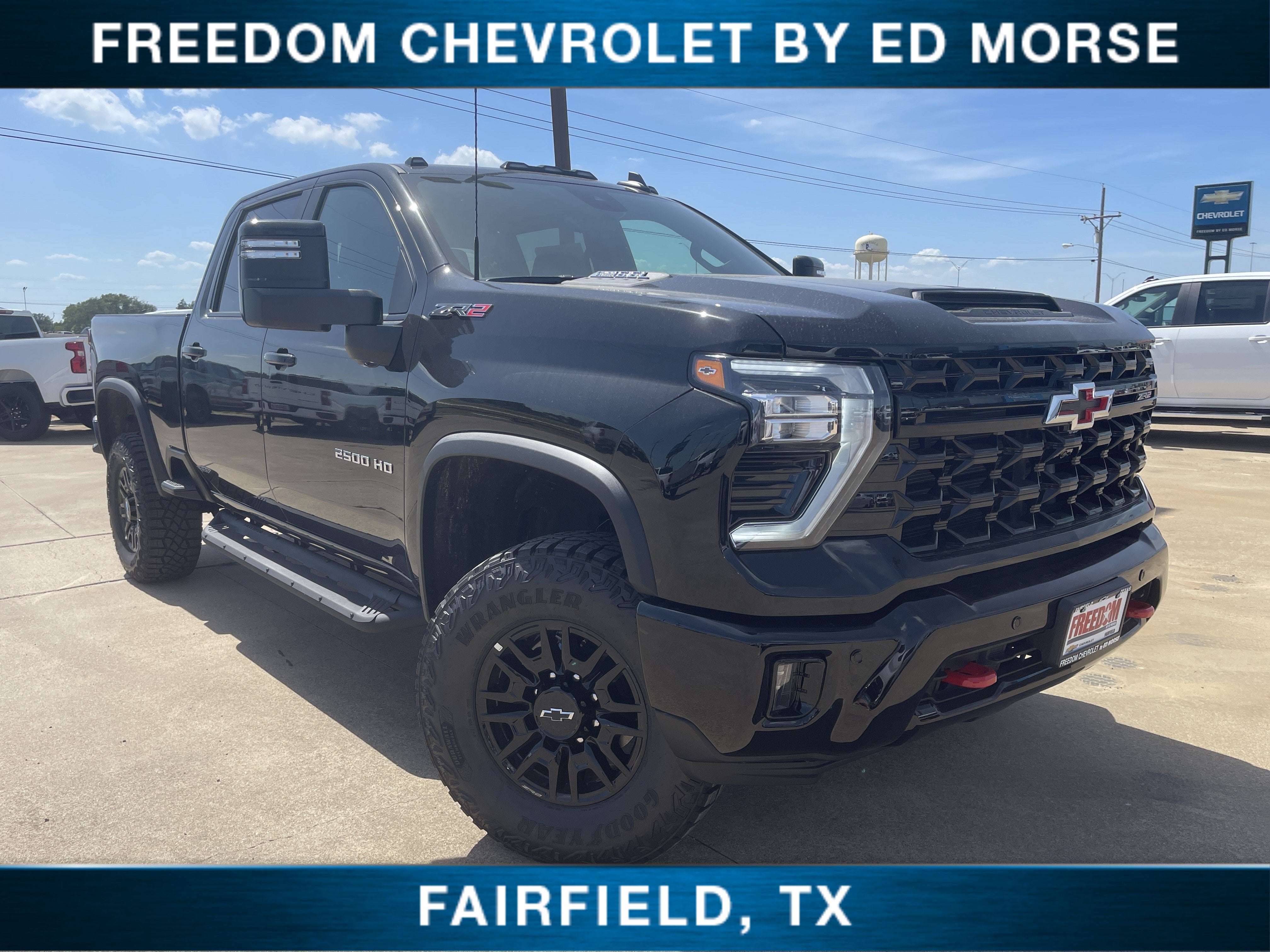 2026 Chevrolet Silverado 2500 HD ZR2 in Black — front three-quarter view