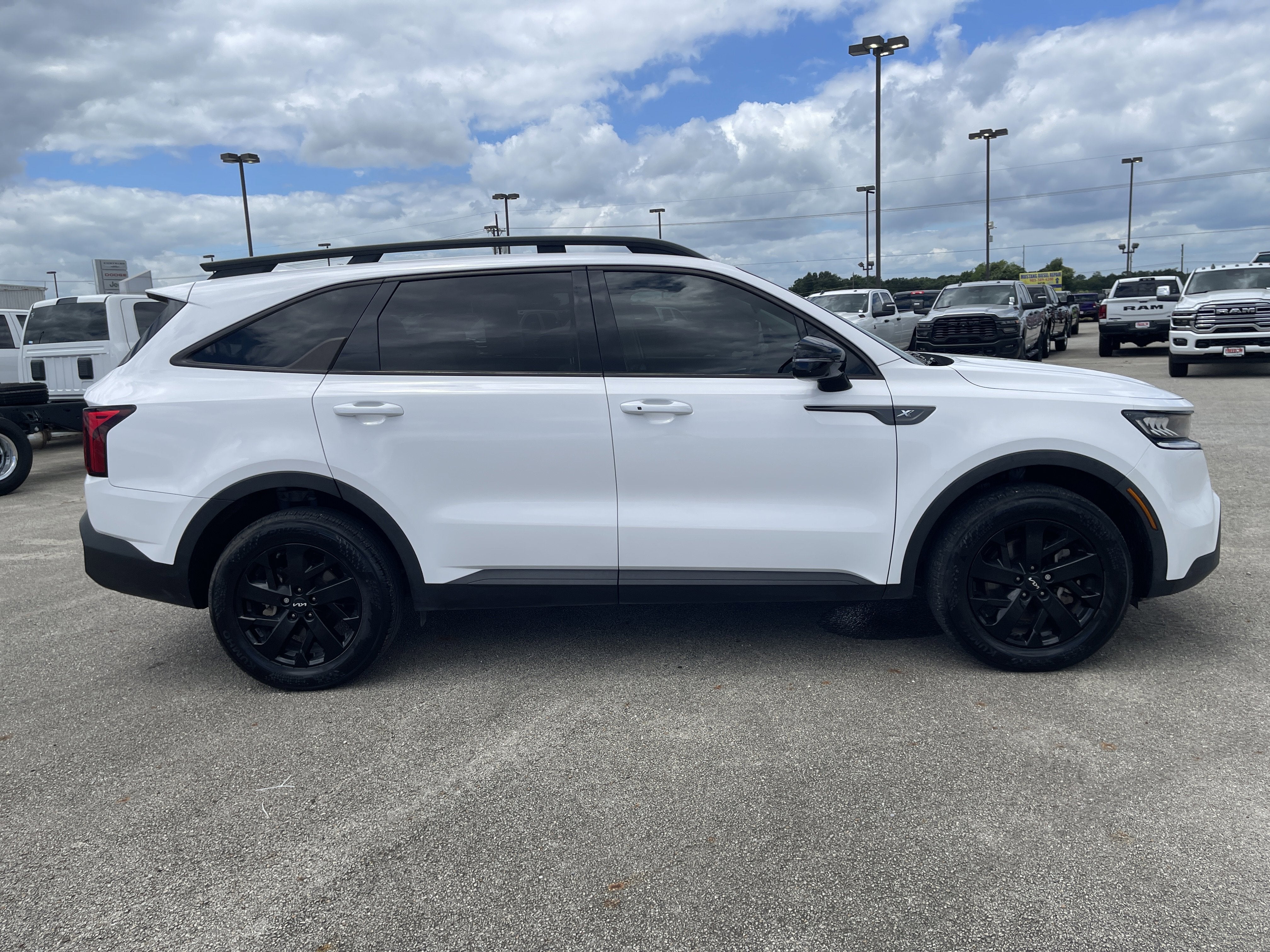 2023 Kia Sorento — rear three-quarter view