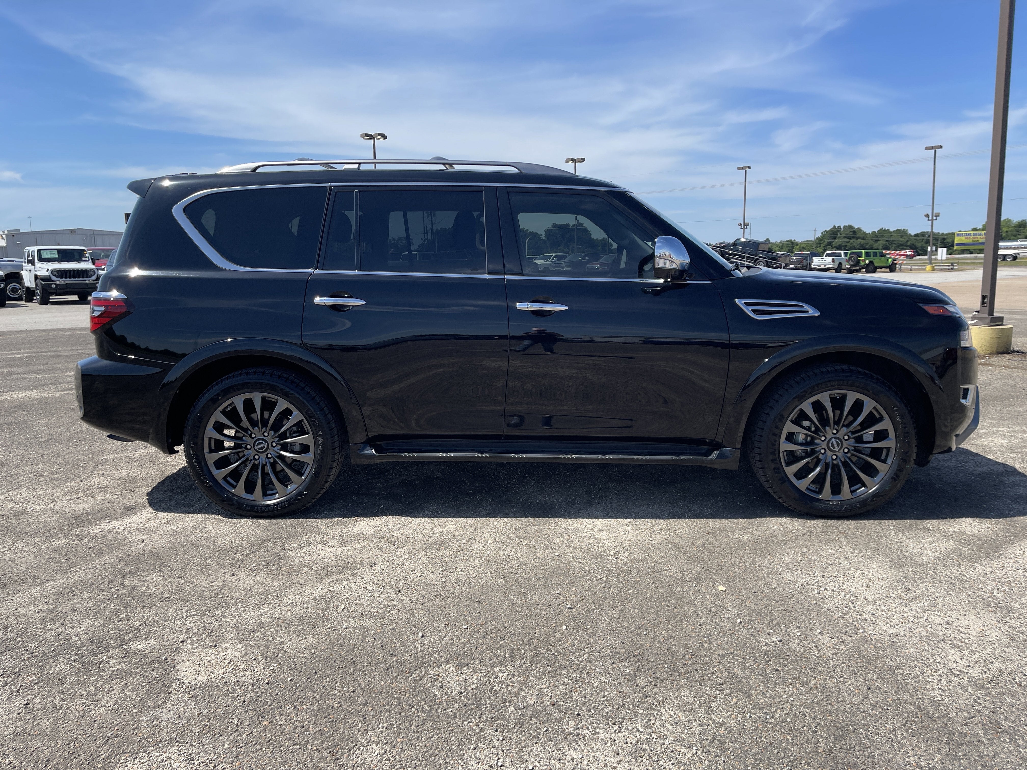 2024 Nissan Armada — rear three-quarter view